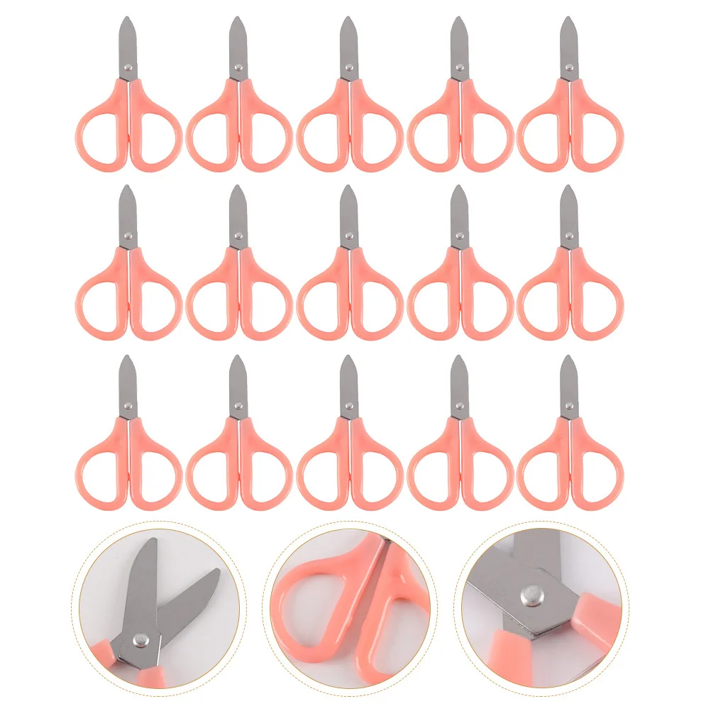 15 قطعة السلامة لمقص الحرف اليدوية الصغيرة عالية الدقة التفاصيل قطع Diy بها بنفسك سجل القصاصات بطاقات المعايدة المحمولة الطلاب الموضوع