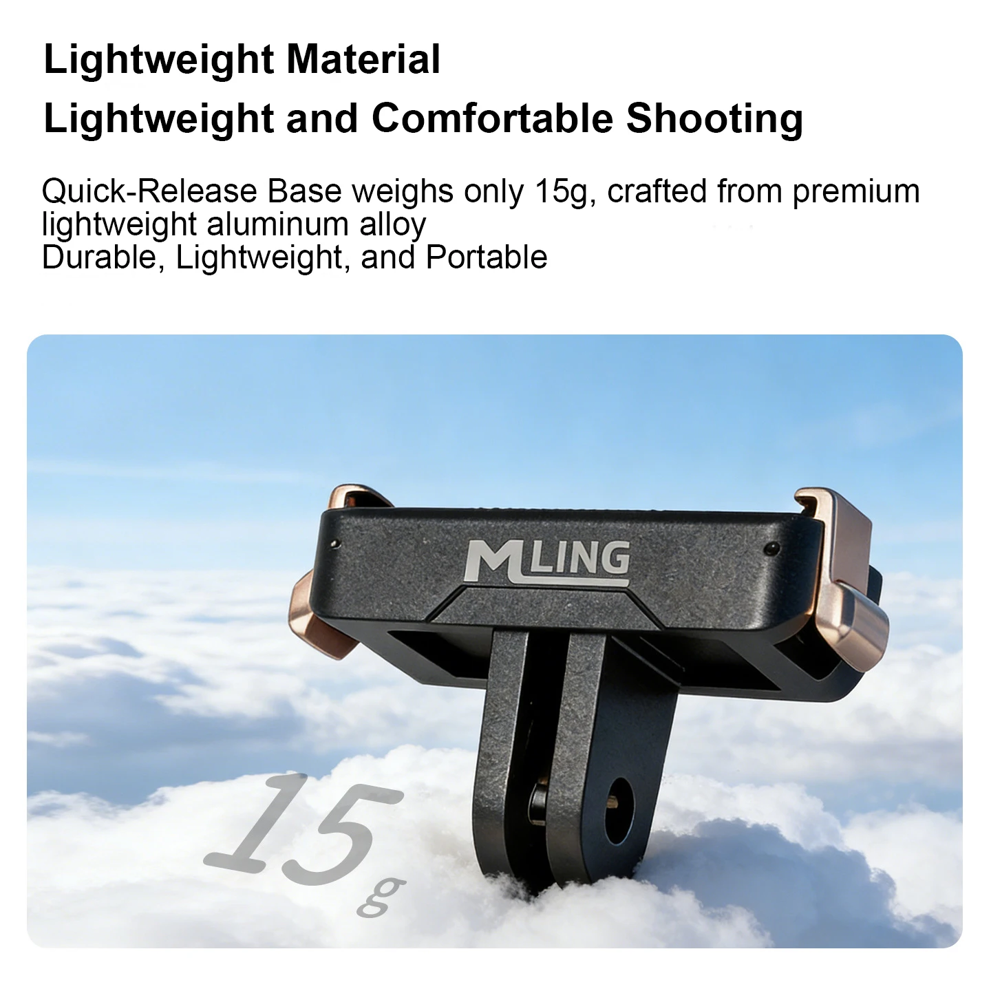 

Two-Claw Quick Release Magnetic Mount for DJI Osmo Action 6/ Nano Bidirectional Metal Camera Base Sports Camera Accessory