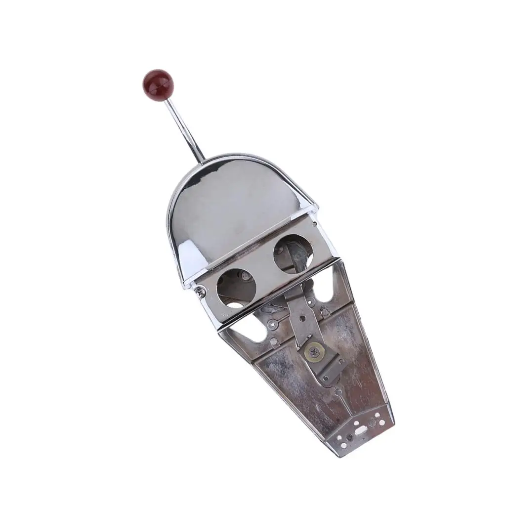 

Stainless Steel Marine Single Lever Handle Boat Engine Steering Control Box