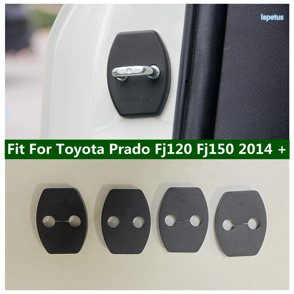 

Plastic Door Lock Protective Decoration Frame Cover Fit For Toyota Prado Fj120 Fj150 2014 - 2020 Car Accessories