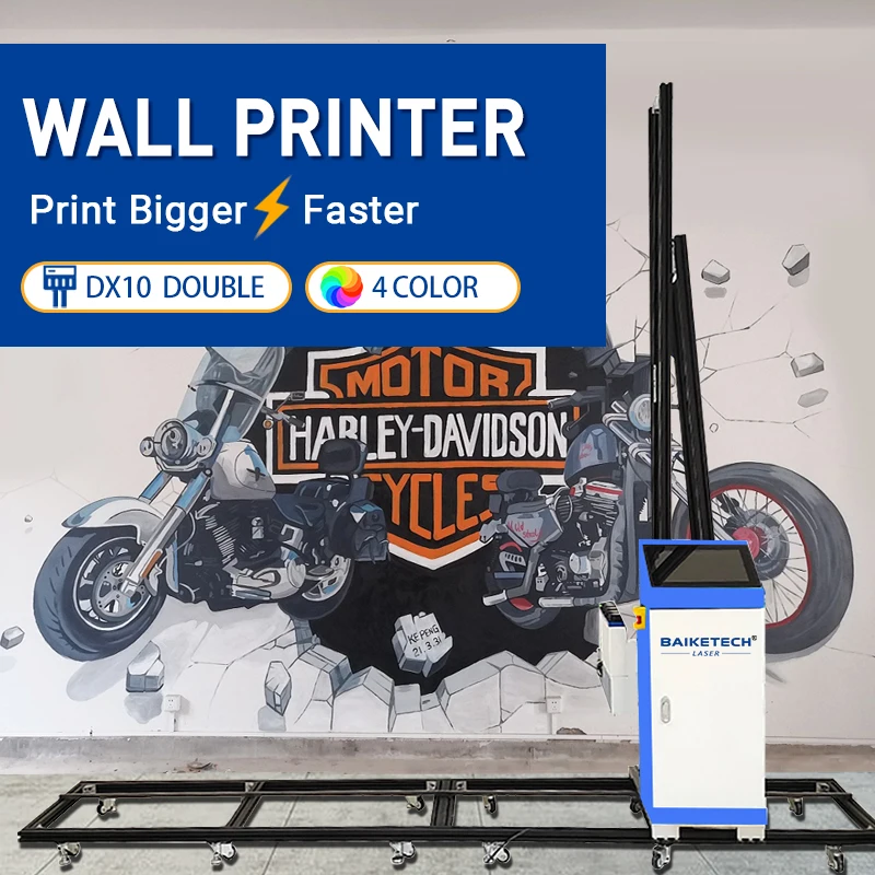 

TH-WP200 Factory 3D water-based ink vertical wall inkjet printer rail type indoor and outdoor printing machine
