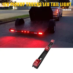 1PCS 9LED Pickup Truck Light Bar 12V Red Bracket Rear Tail Light Car Side Marker Signal Lamp Universal Warning Light Indicator