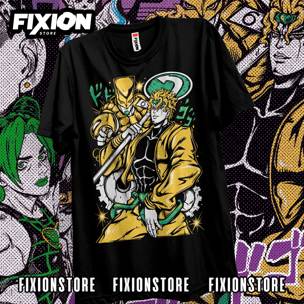 

Anime T shirt Jojos – Jojonovedades #2 DIO (negra) Manga Tee