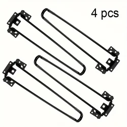 4pcs Foldable Hairpin Legs Metal Folding Table Legs DIY Furniture Legs for Coffee End Tables Side Table Laptop Table Mini Desk