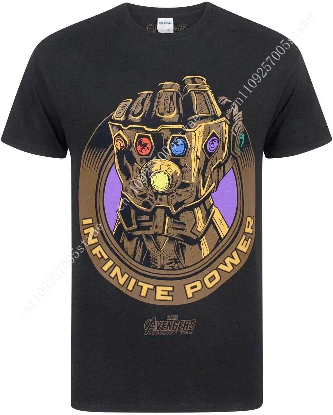 

Marvel Avengers Infinity War Thanos Gauntlet Men's Adults T-Shirt TopCos play