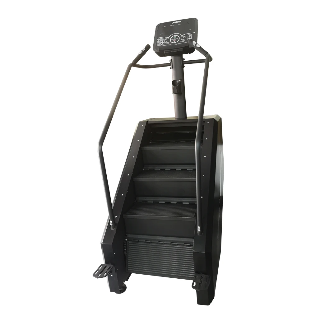 

Customized Logo Home Used Gym Equipment Electrical Stair Climber Machine Metal Fitness Monitor Quality Climber Equipment for