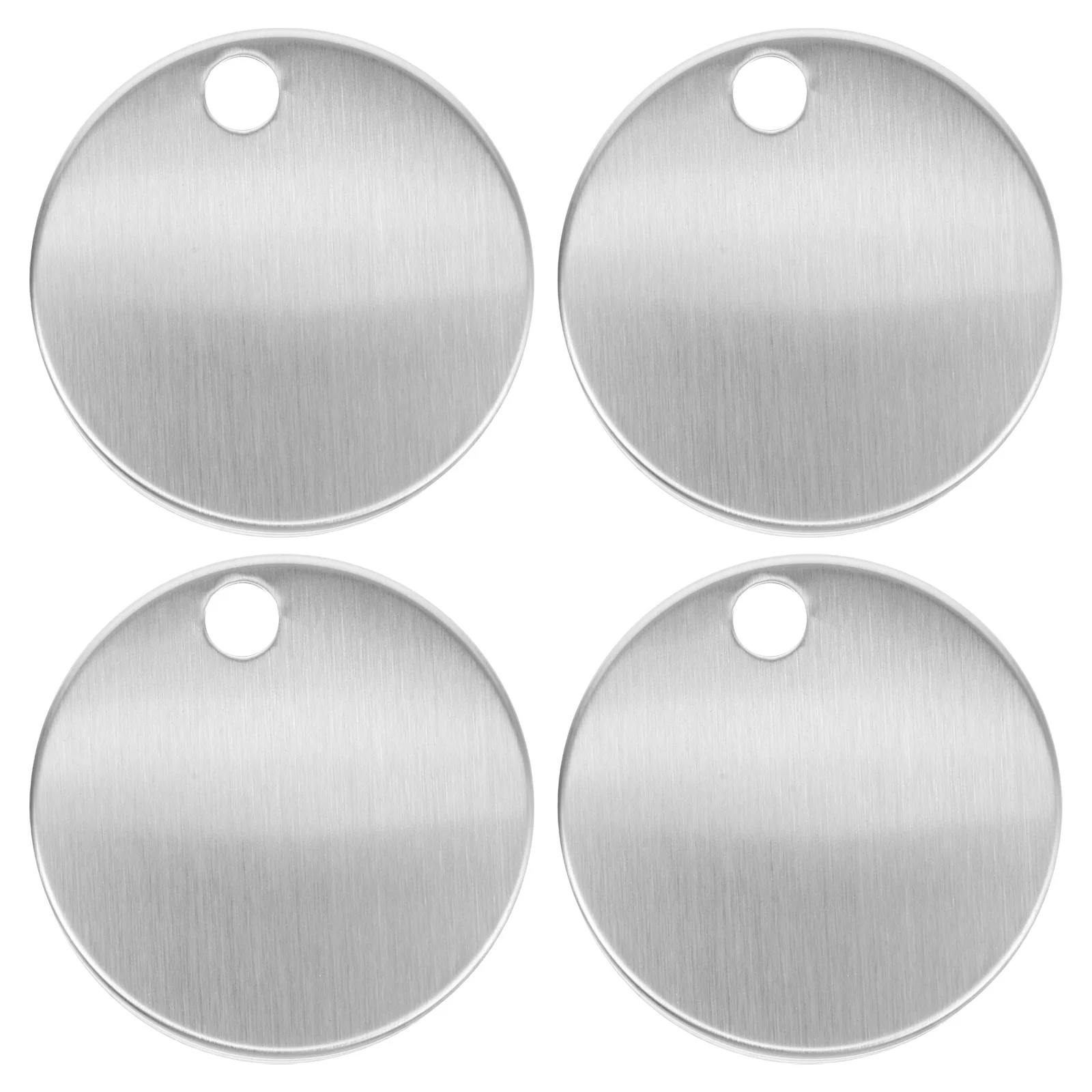 

4Pcs Toilet Seat Hinge Covers Stainless Steel Decorative Bolt Caps Replacement Bathroom Screw Cover Caps Universal