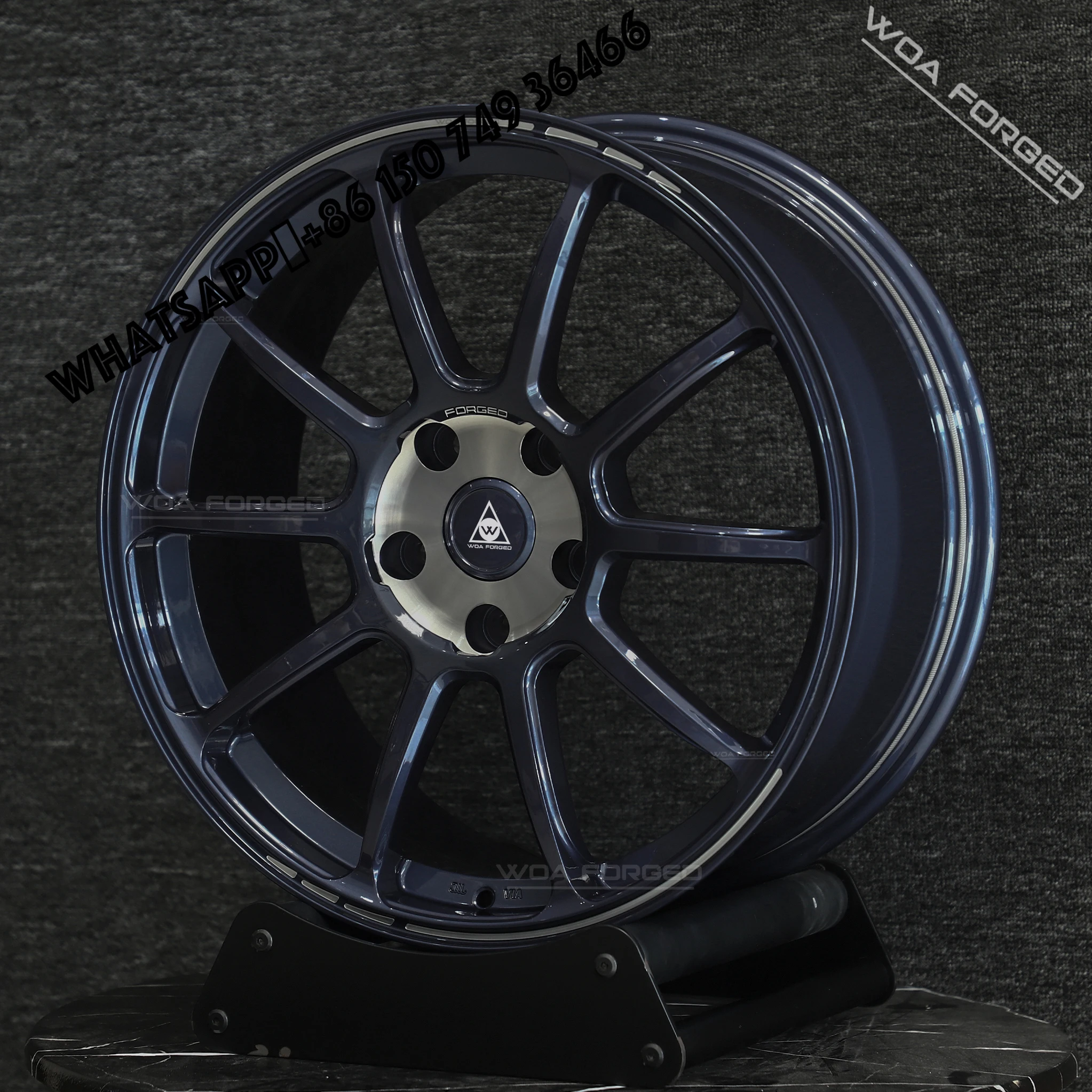 

Customized 6061T6 ZE40 Lightweight Forged Sport Car Wheels Bule Aluminum 6061 Deep Recessed 35mm 20mm 4x100 Deep Passenger Cars