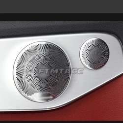 For Mercedes-Benz E Coupe E260 E300 C238 W238 17-22 Two-door Interior Decoration Stickers Door Berlin Horn Audio Speaker Cover