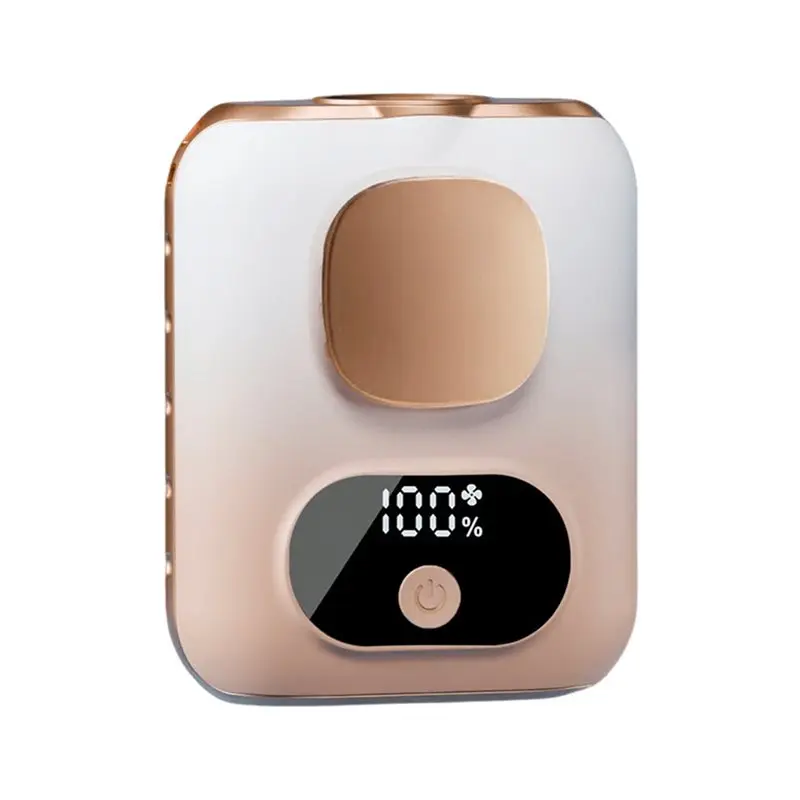 

ABBZ-Portable Waist Fan 6000Mah High-Speed Neck Fan 100 Speeds 40000RPM Strong Airflow For Home/Outdoor Cooling C
