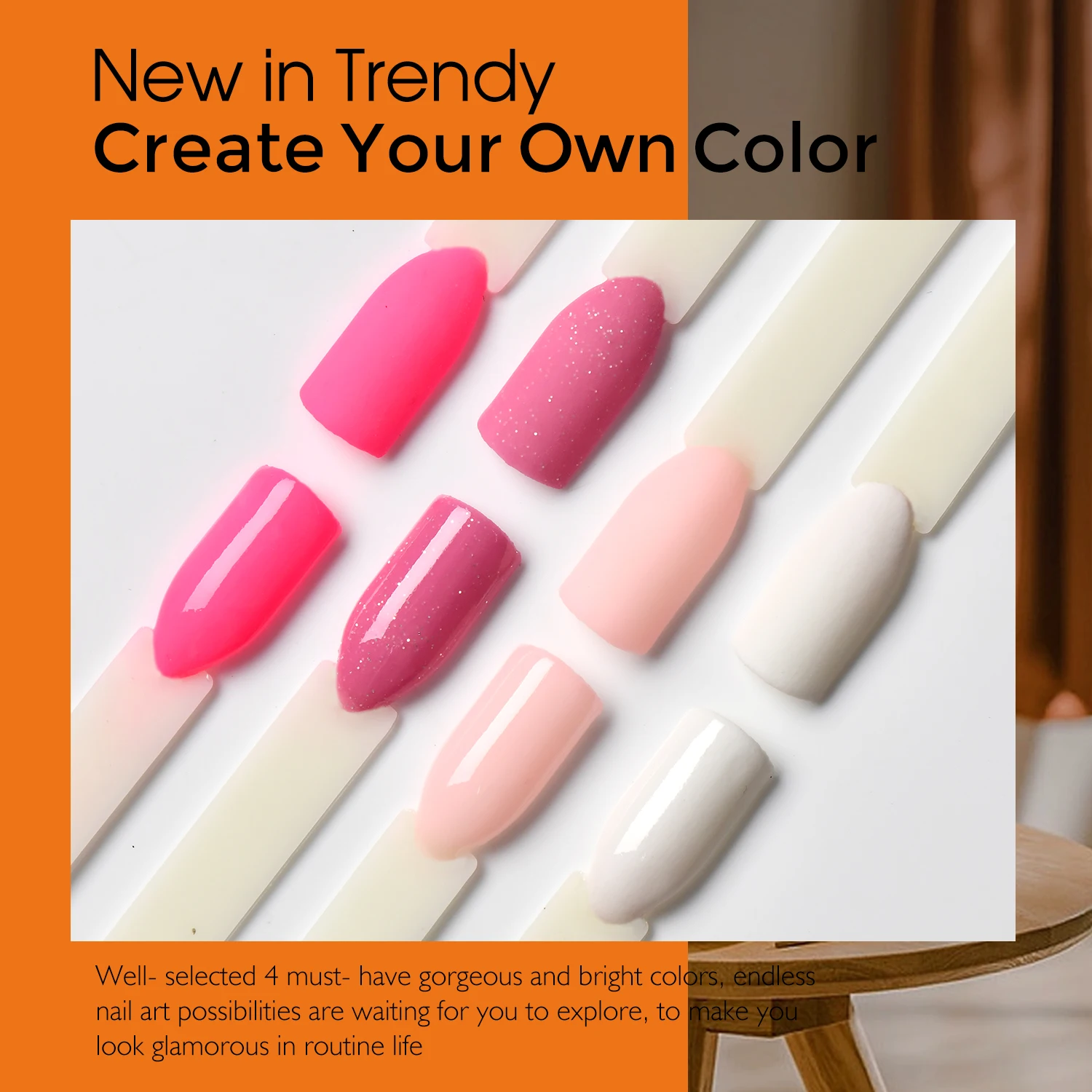 Dipping Nail Powder Set Dip Nail Set Dust Nail Art Natural Dry No Lamp nail supplies White Nude Nails Glitter Dipping System Kit