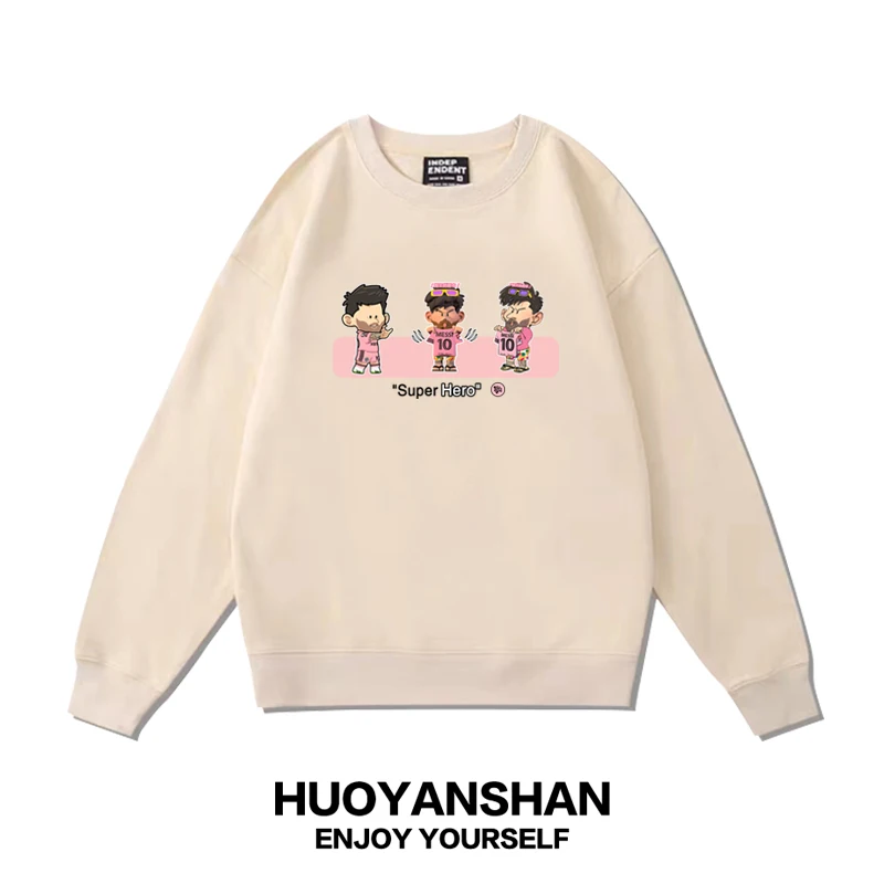 

Мужской свитшот Mi Mi с круглым вырезом, спортивный топ для футбола, новая осенняя одежда с длинными рукавами, модный брендовый комфортный свободный крой