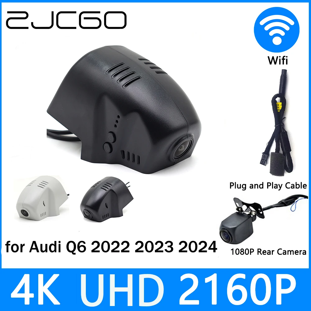 

ZJCGO Dash Cam 4K UHD 2160P Car Video Recorder DVR Night Vision for Audi Q6 2022 2023 2024