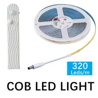 Dual Mode Adjustable 5V COB LED Strip Motion Sensor Night Light, Smart Induction Lamp for Bathroom Bedroom Bedside Home Decor 6