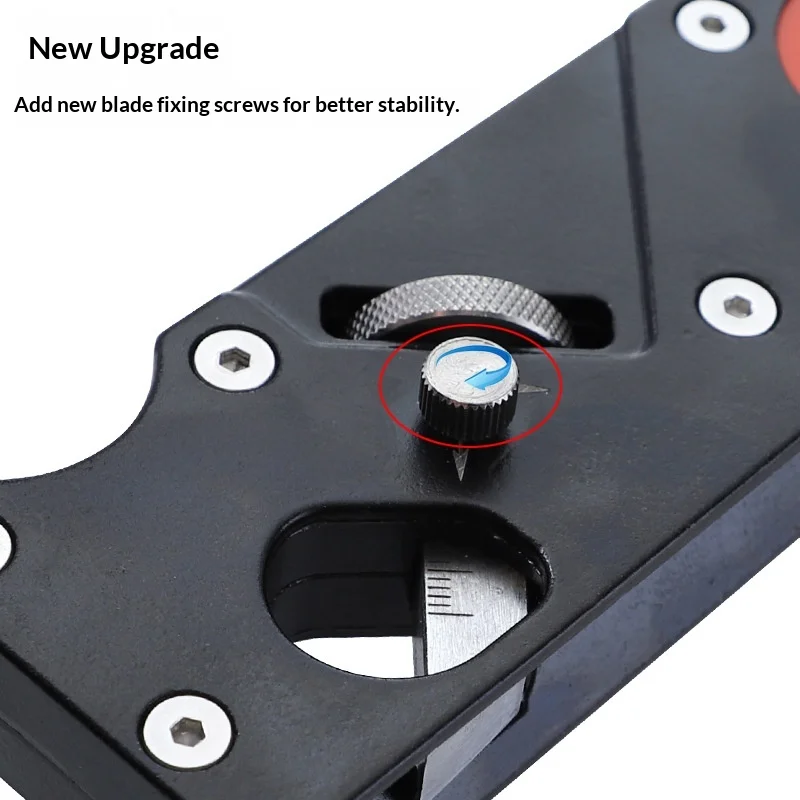 Woodworking chamfer planer, adjustable depth hand planer 45 degree bevel planer, multi-angle chamfer function