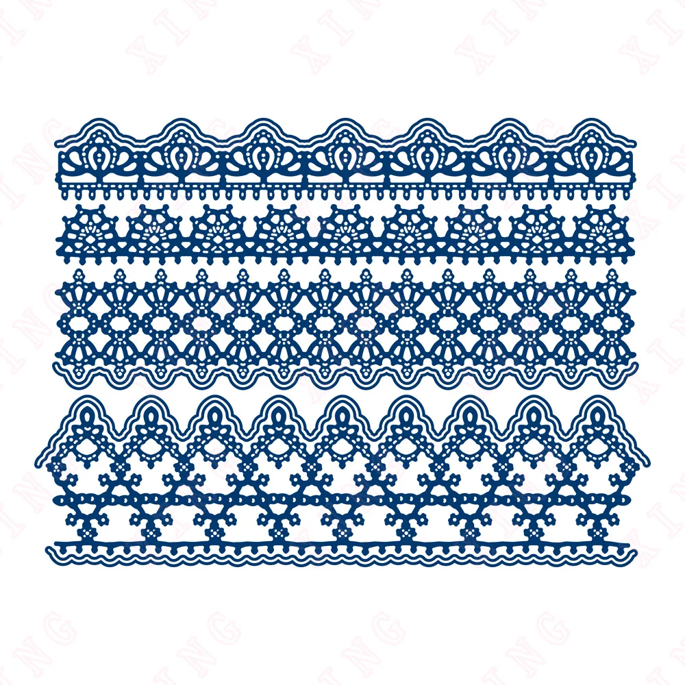 

2022 Christmas Arrival Metal Cutting Dies Scrapbook Decoration Embossing Templates Diy Handmade Craft Borders of Beauty Die Set