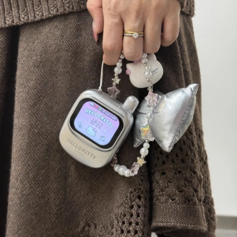 

High Quality Noise ReductionHelloKitty Wireless Bluetooth Earphones Intelligent Touch Screen Anime Peripheral Creative Gift