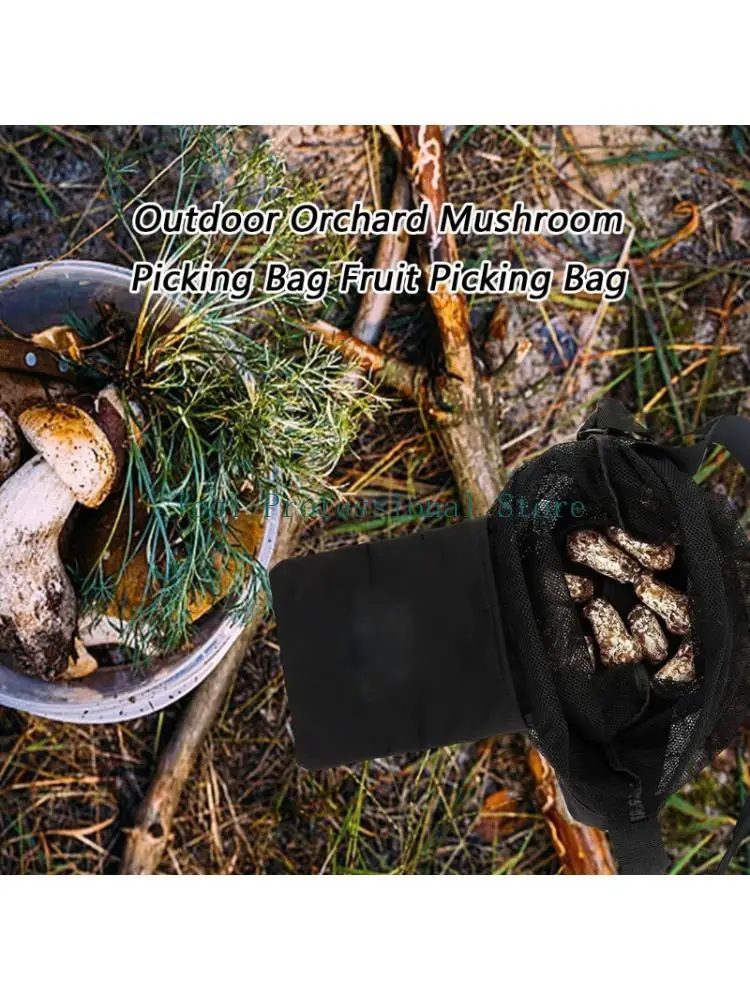 

Сетчатый мешок для сбора урожая 57QF с отверстием быстрого доступа идеально подходит для сборщиков садов