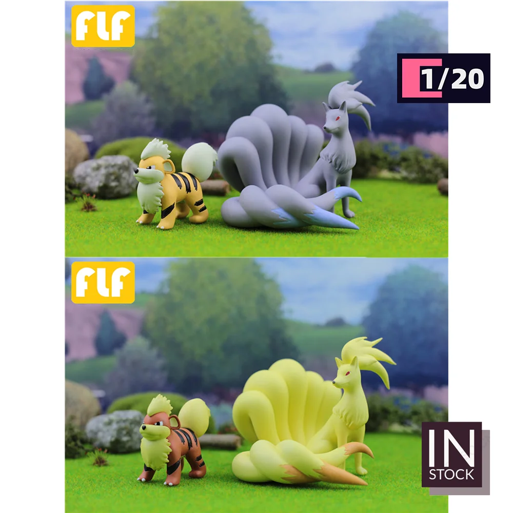 

[IN STOCK] 1/20 Scale World Figure [FLF Studio] - Ninetales & Growlithe Collection Gift TOYS