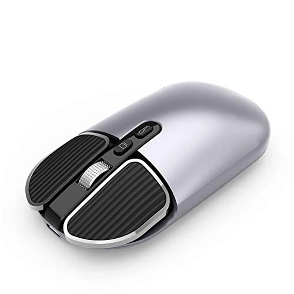Mouse GOB-oWireless dengan Bluetooth Dual Mode (BT5.1+USB 2.4G), Dapat Diisi Ulang, Senyap, Konsumsi Daya Rendah,