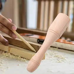 Wood Mallet Multifunctional Vertical Professional Wooden Hammer Leather Cowhide Tool Bar Accessories DIY Woodworking Tool