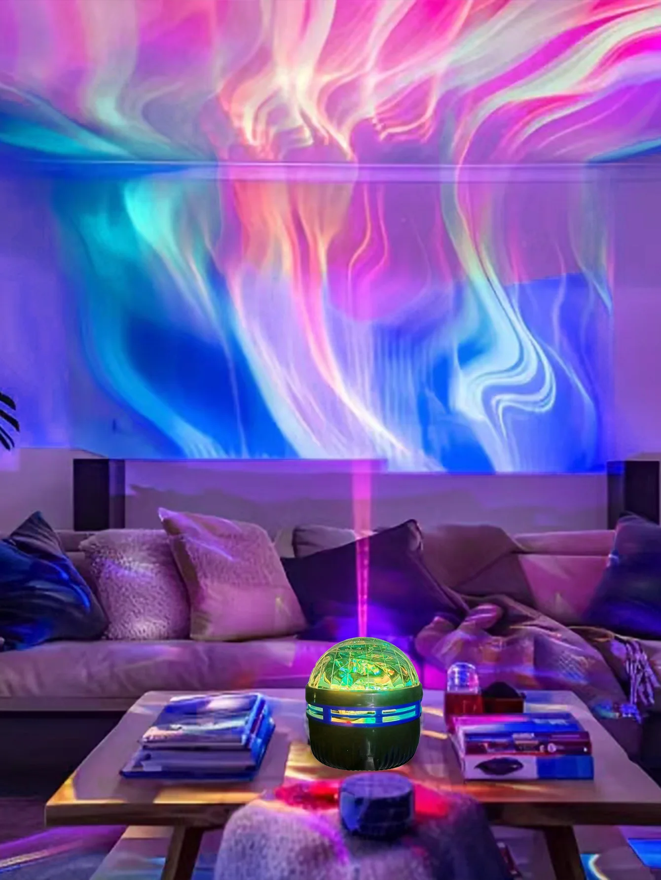 جهاز عرض الأضواء الشمالية: 16-لون أورورا ستاري سكاي، يعمل بمنفذ USB، جهاز تحكم عن بعد (غرفة النوم/المسرح المنزلي/عيد الميلاد) #6