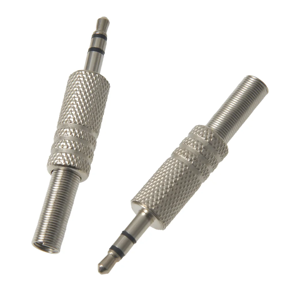 1pc 3.5 Headphone Plug 4 Pole Male Repair Headphone Audio Jack Plug Connector Dual Channel Headphone Jack