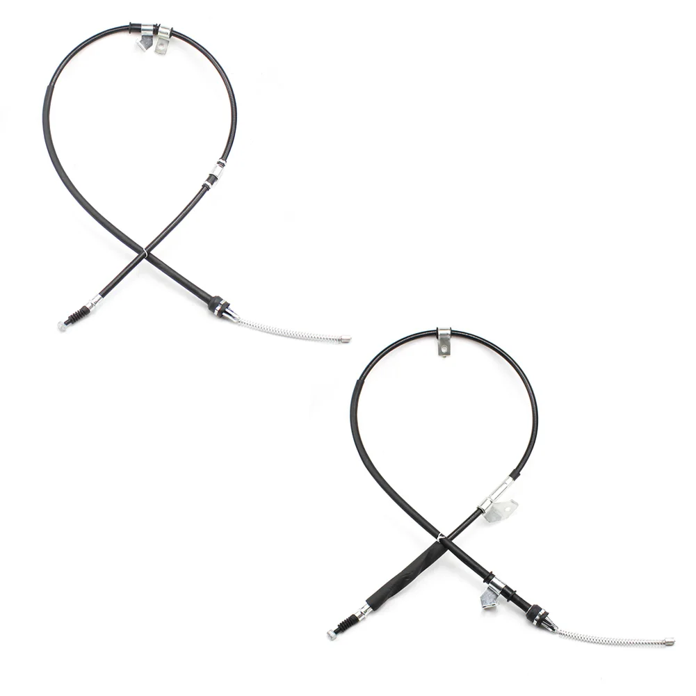 A Pair Rear Brake Cable Handbrake Pull Lines MB520882 MB520883 for Mitsubishi Pajero Montero SHOGUN V31 V32 V33 4WD