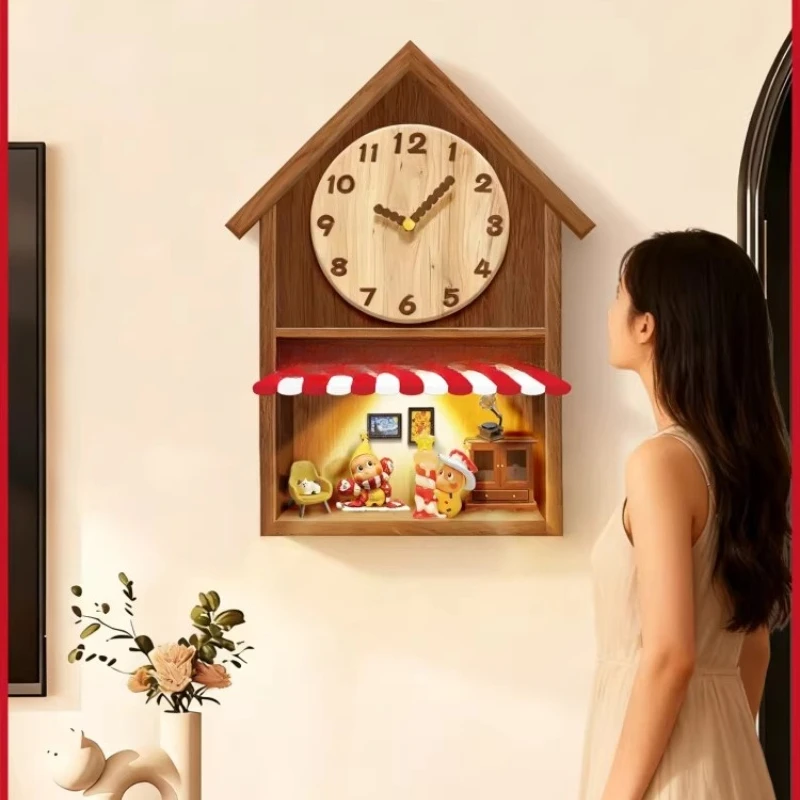 

Storage display stand, silent clock living room