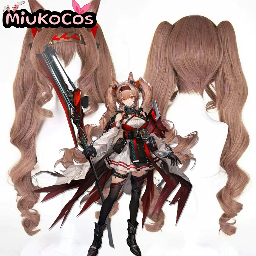 IN STOCK Angelina the Mellow Wish Cosplay Wig MiukoCosplay Game Arknights Cosplay