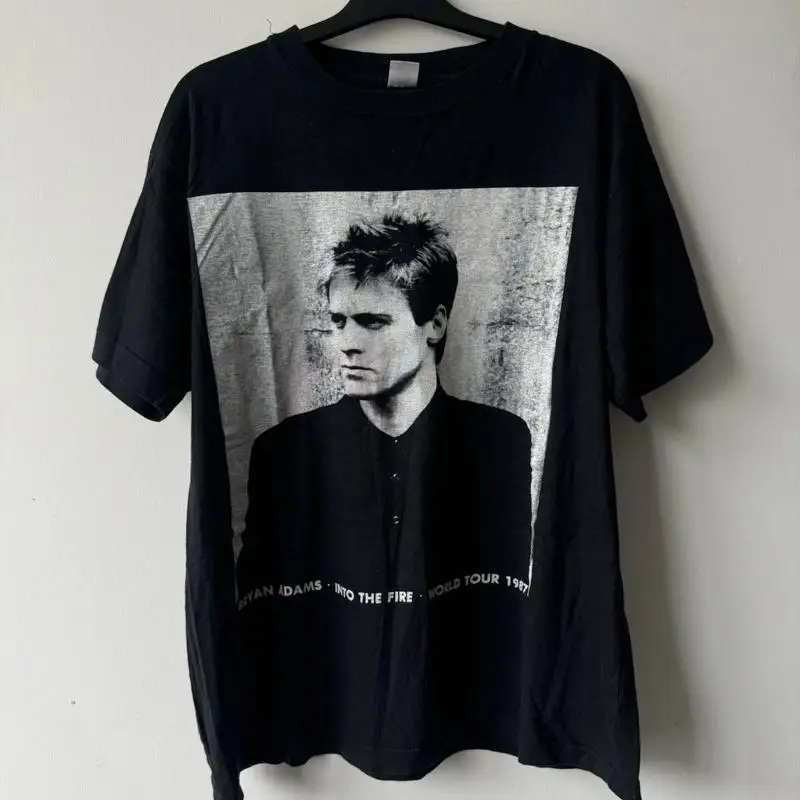 Bryan Adams Into The Fire 1987 World Tour T-Shirt