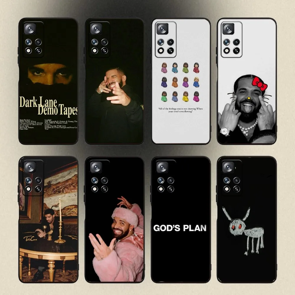 D-Drake Rapper For All The Dogs Phone Case For Samsung Galaxy A20,A21s,A22,A31,A32,A52,A53,A72,73,A80,A91 Soft Black Cover