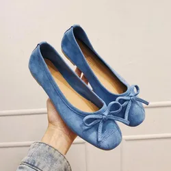 Comemore-Baskets rondes décontractées pour femmes, mocassins d'été, espadrille, nœud plat, ballerines, mocassins