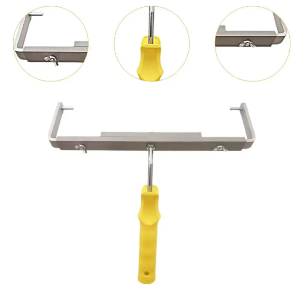 Aluminum Alloy Roller Brush Rack Retractable Flexible Retractable Stand Comfortable Grip Dual Shelf Dual Shelf Rack
