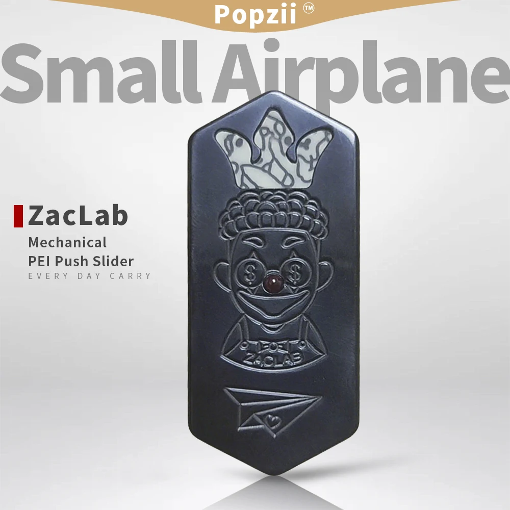 

ZacLab PEI маленький самолет DingDing механический слайдер EDC офисные гаджеты для снятия стресса для взрослых игрушка для снятия стресса игрушки для тревоги