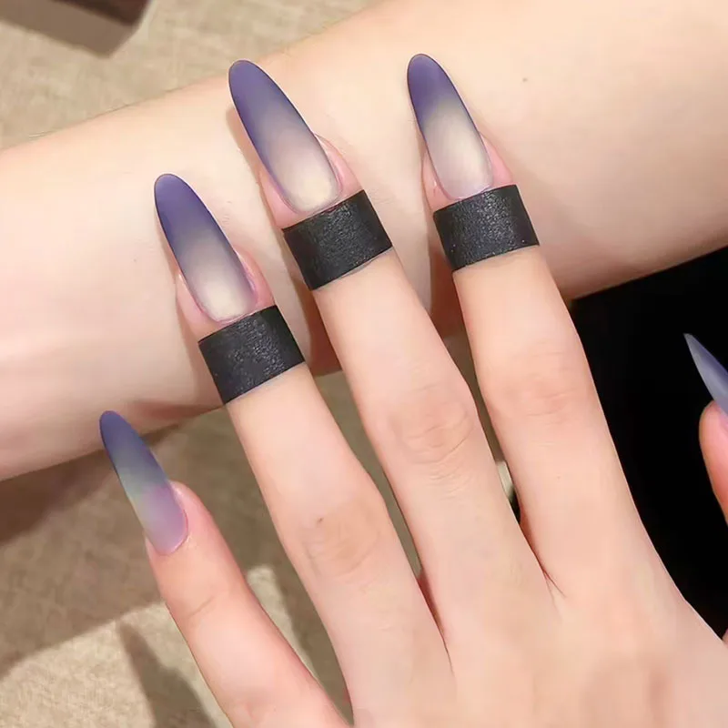 

30Pcs False Nails Medium-Length Skin-Brightening Unique Designs—Cat-Eye and French Press-On Nails Perfect As Gifts for Girls