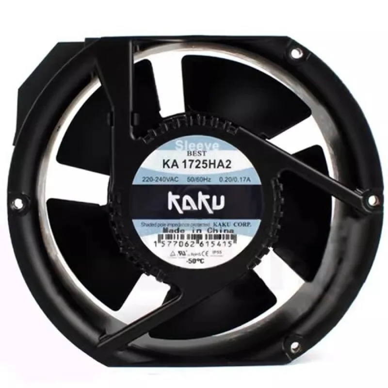 

C для KAKU KA1725HA2 AC220V-240V 0,20/0,17A Шариковый осевой охлаждающий вентилятор