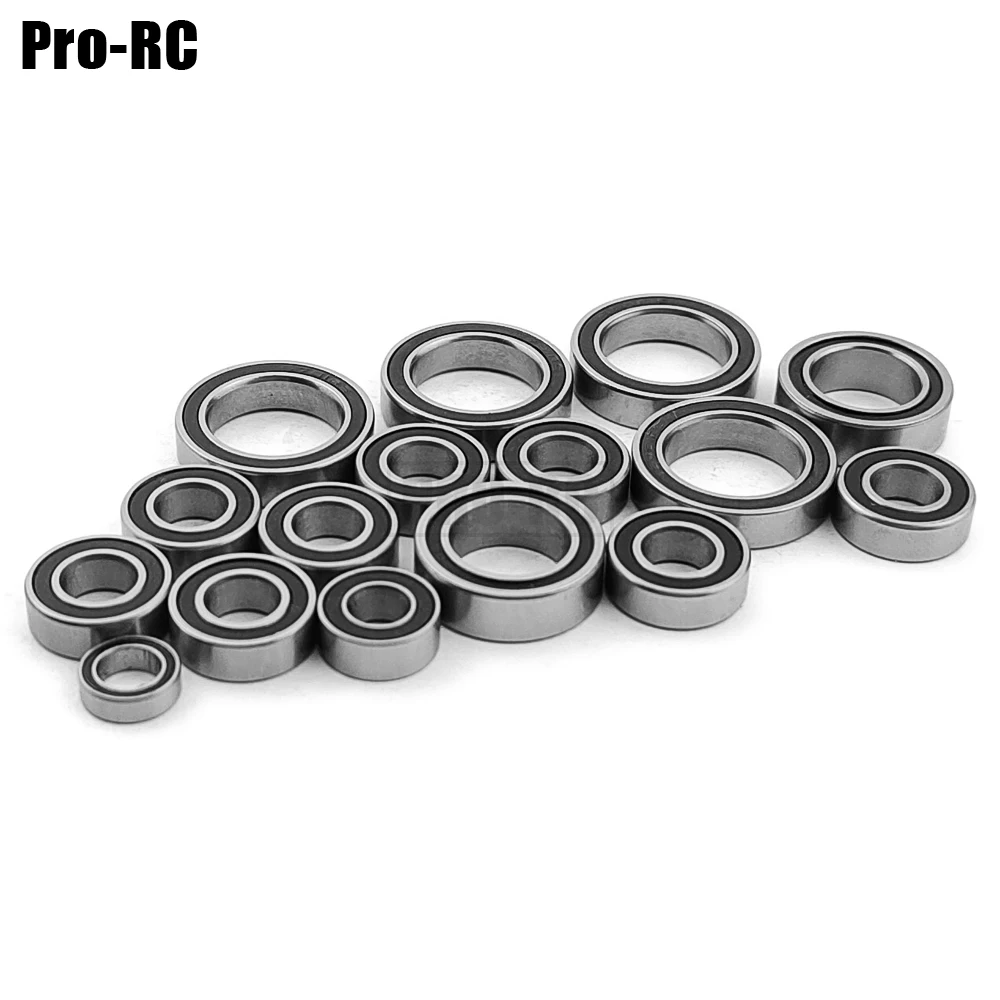 For Arrma 1/10 GORGON 4X2 MEGA 550 BRUSHED MONSTER TRUCK RTR 16Pcs Complete Bearing Kit Rc Car Upgrade Parts