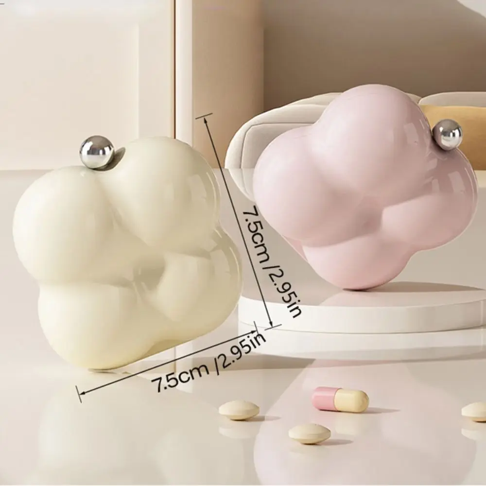 المحمولة 7 شبكات صندوق تخزين حبوب منع الحمل الاستغناء عن علبة حبوب منع الحمل البلاستيكية مختومة الغبار صندوق دواء زيوت السمك