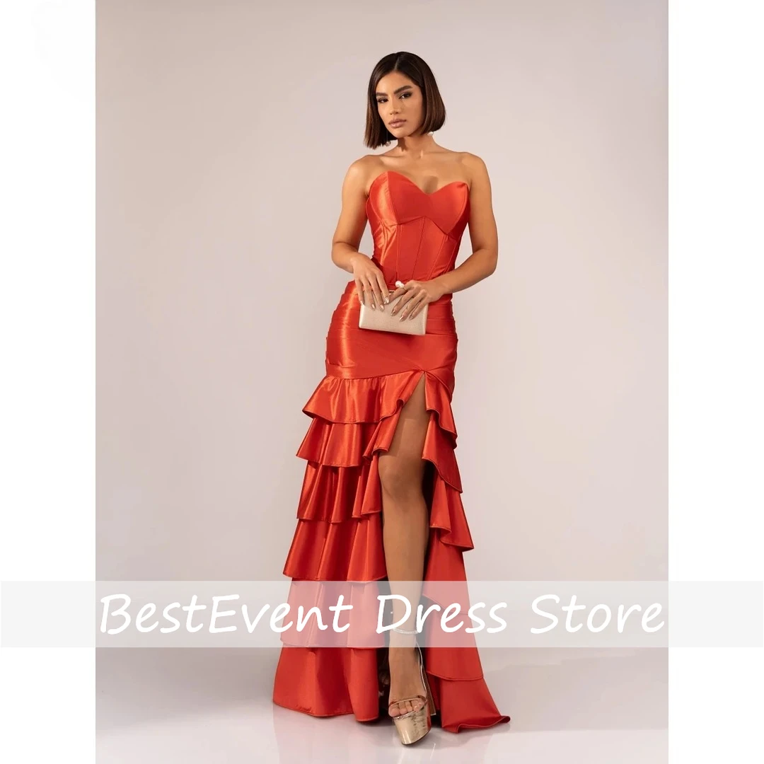 Cocktail Dresses Medium Length Line A Green Prom Dresses 2026 Luxury Prom Custom Made Off the Shoulders Multi-layer Dress