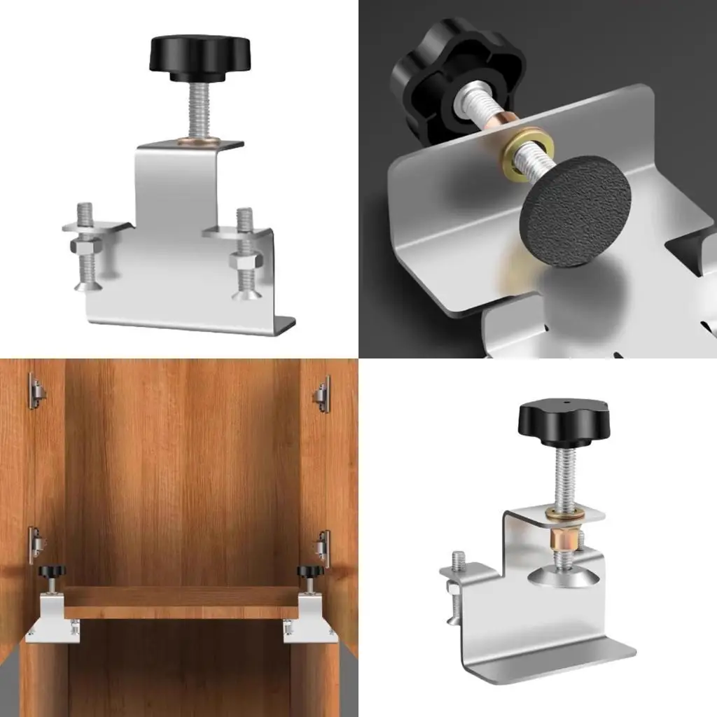 

652F Lightweight Portable Woodworking Auxiliary Fixture Install Tool for Simplifies Cabinet Door Mounting in Home Renovations