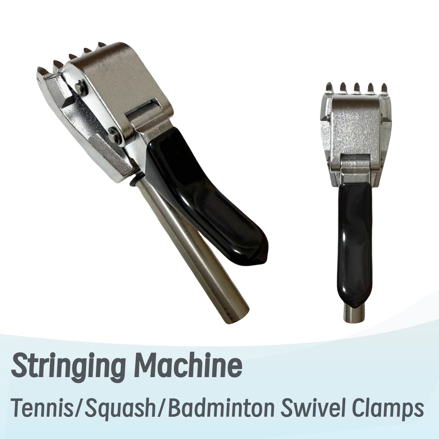 AEF Stringing Machine Swivel Clamps - Universal for Tennis, Squash, Badminton 12.0/12.2mm - Professional Racket Stringing Tools