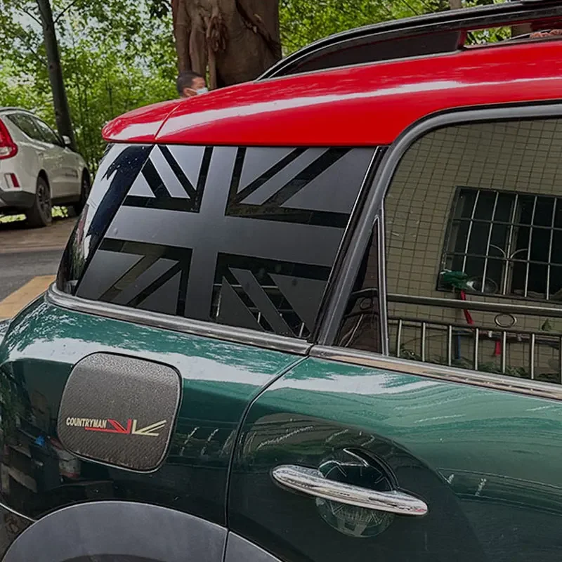 Image of Auto Fenster Aufkleber Vinyl Union Jack Aufkleber Für MINI Cooper R60 R56 F56 F55 F57 F60 F54 Dekoration Auto Tuning