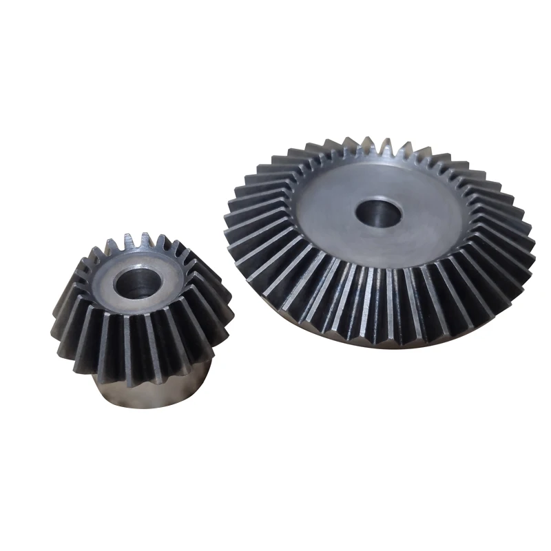 Speed Ratio Bevel Gear 1pair Single 1.5 Module Bevel Gear 1:3/4 15/45 20/60 Teeth with Keyway 45# Steel Bore 5mm-20mm Mechanical