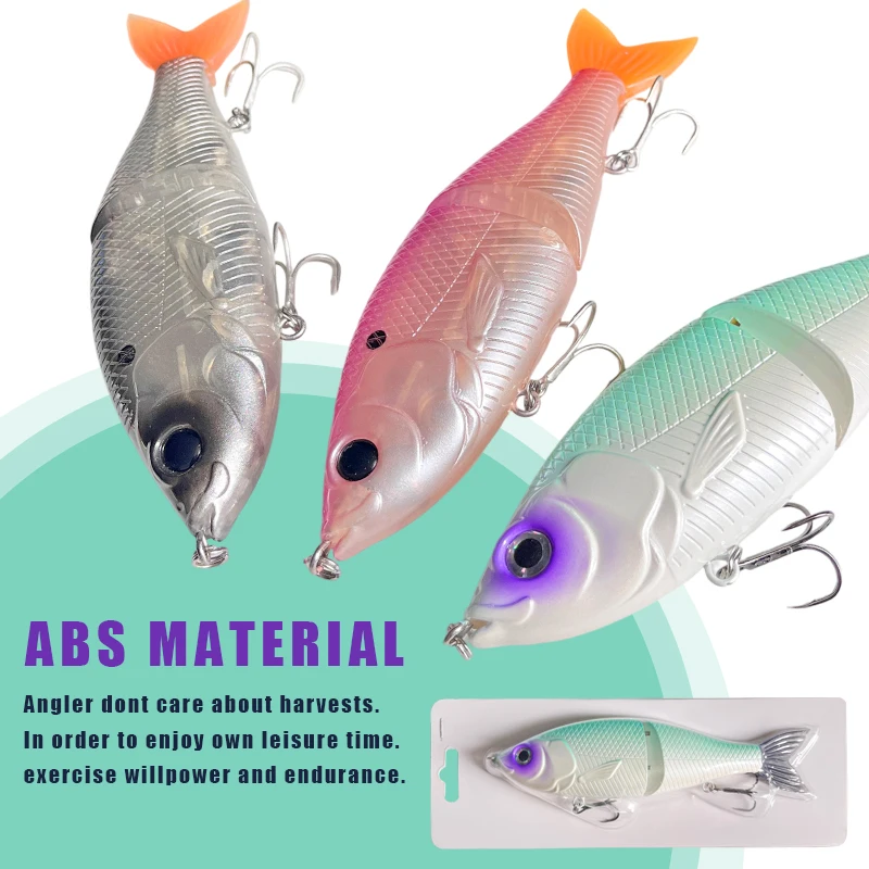 Swimbaits Pike Trout Glide Baits Minnow Hard Bass Angelköder 19 cm/89,5 g – Detail 12