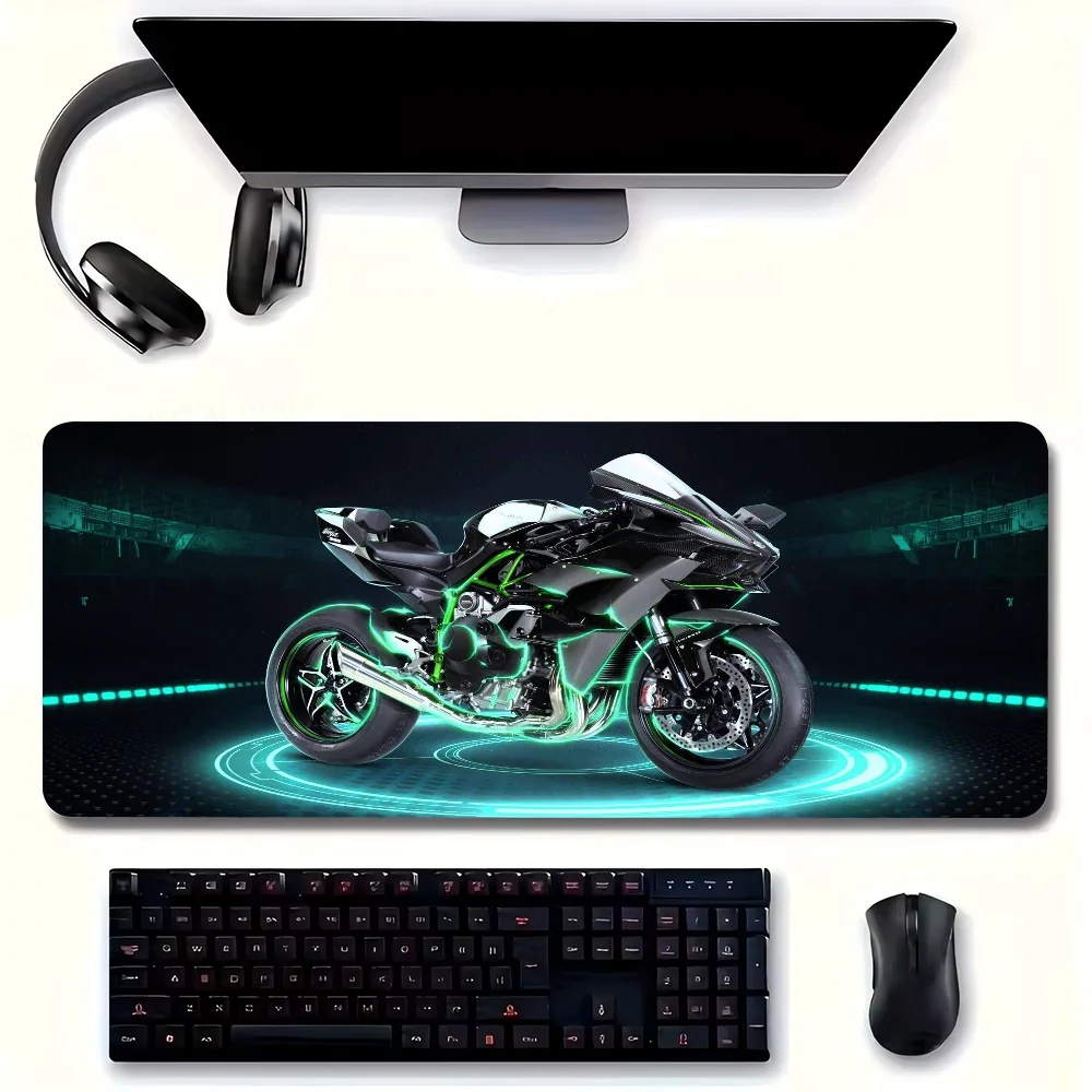 K-Kawasakis Racing Mousepad Non-slip Suitable For Office Computers Laptops E-sports Game Desk Mats XXL Keyboard