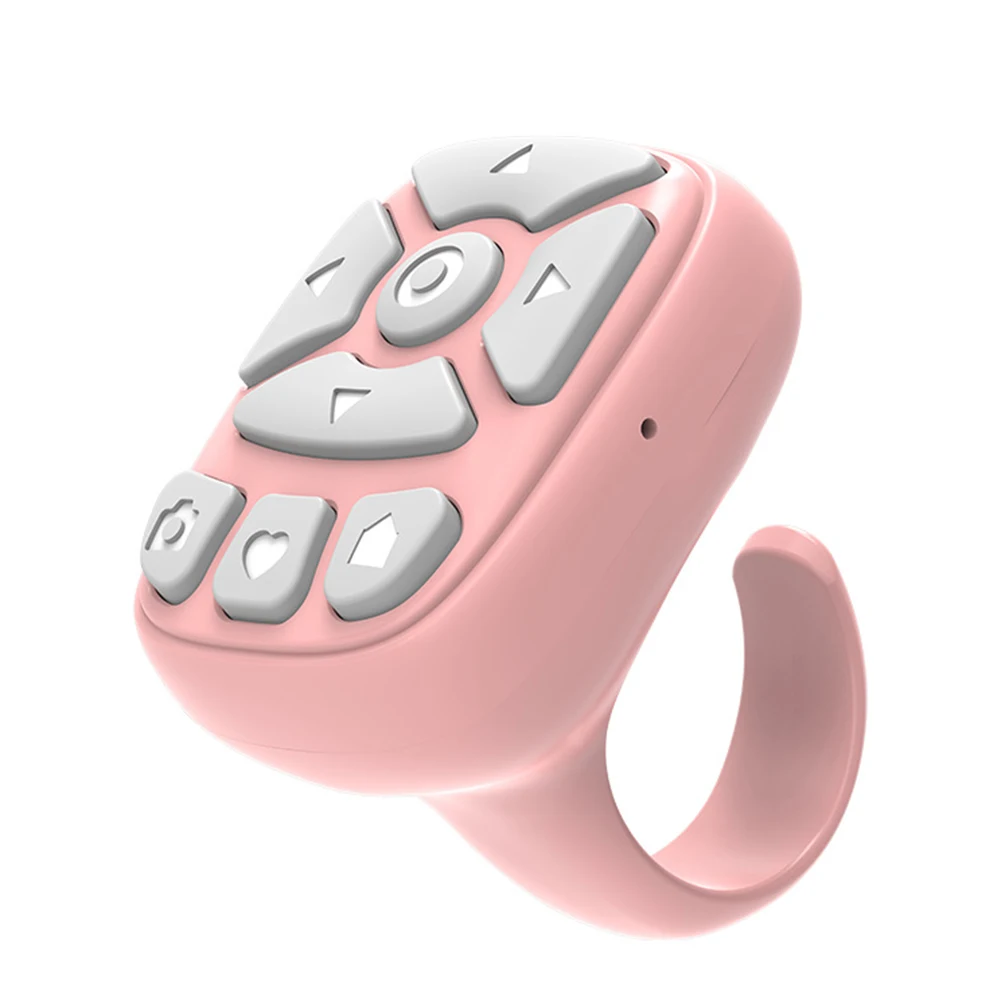 Reading In Bed Multifunction Remote Bluetooth-Compatible 5.3 Ergonomic Design Long Battery Life Remote Trigger