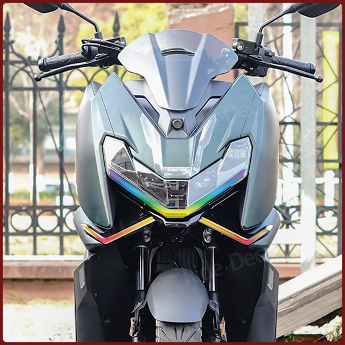 Motorcycle Headlight Decal Suitable for ZONTES 150X Motorcycle Accessories Transparent Headlight Tint Film