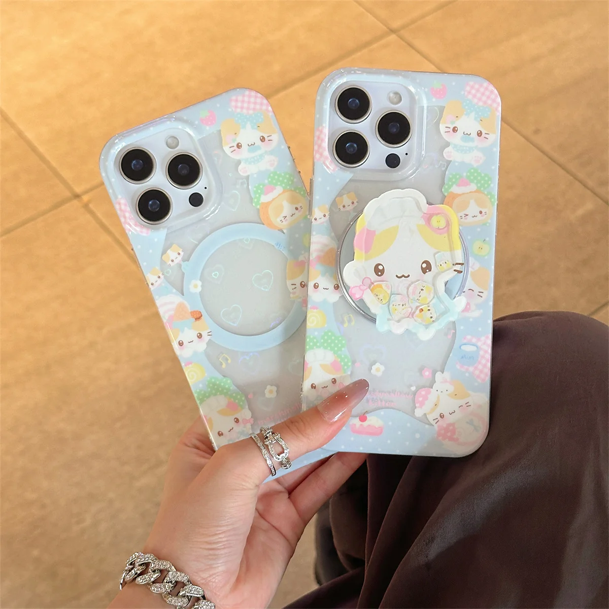 

New HelloKitty Shockproof Phone Case Luxury Stylish INS Korean Cute For iPhone 16 15 14 13 Pro Max Lovely Anti-fall Cover Funda