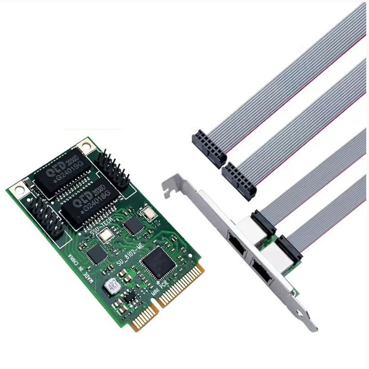 

Мини-гигабитная сетевая карта PCIE PCIE на 2-портовую сетевую карта RJ45 Ethernet Gigabit 10/100/1000 Мбит/с сетевой адаптер